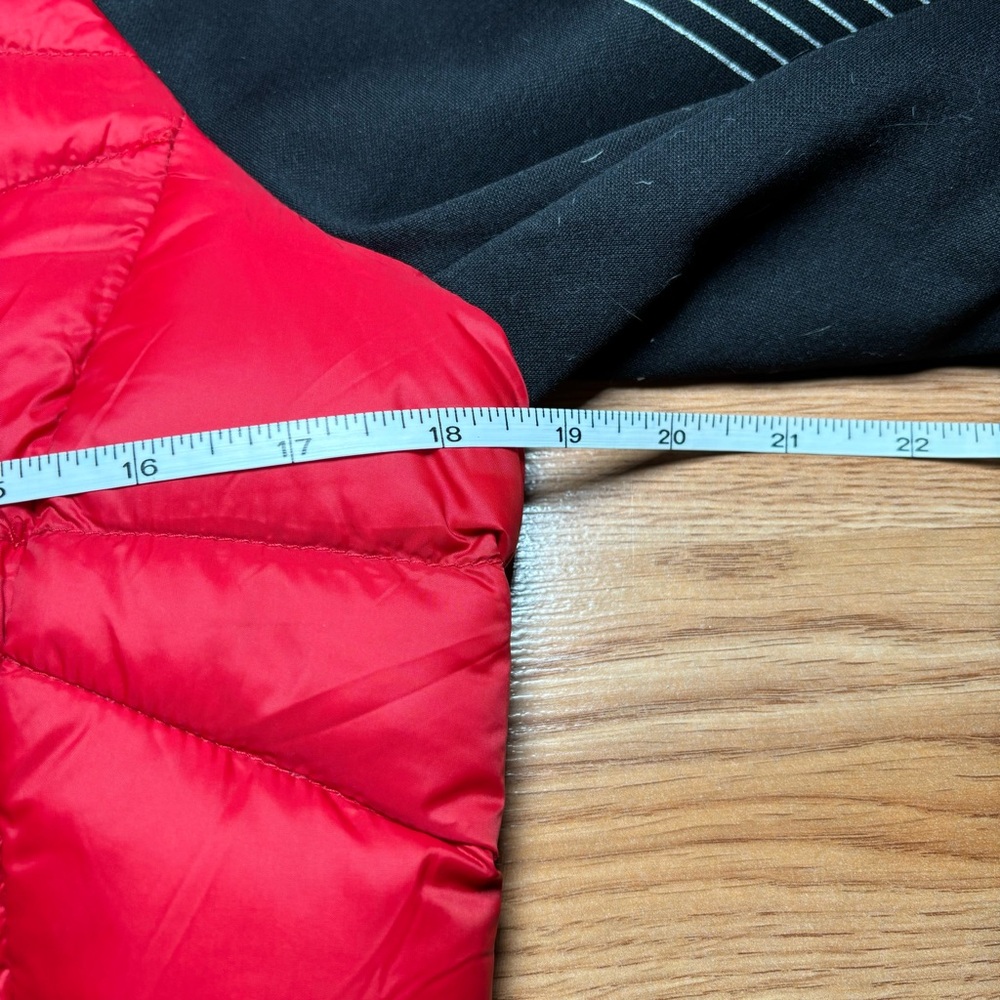 Tommy Hilfiger Jacket Womens Small Red Full Zip Packable Down Puffer Coat - Picture 8 of 9